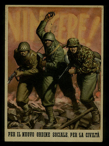 Italian Axis postcard