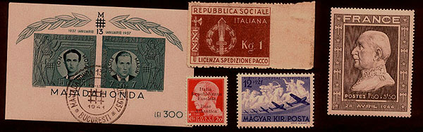 Axis Postage stamps