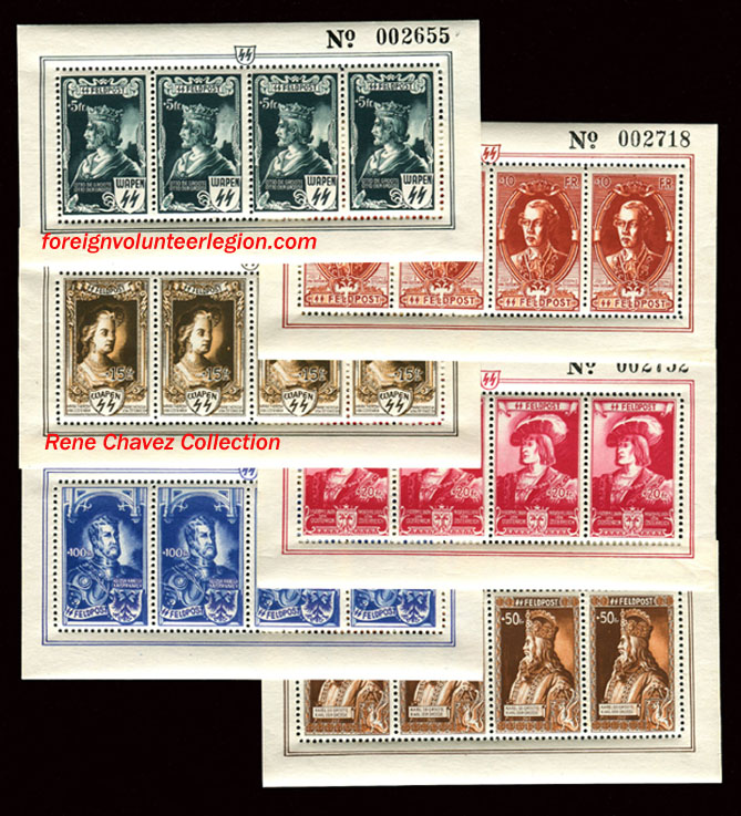 Flemish Legion Stamps