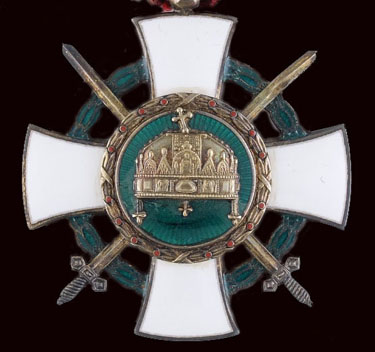 Hungarian Order of the Holly Crown with Swords