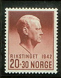 Norwegian Quisling Stamp