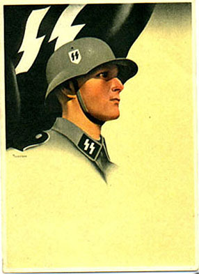 Waffen-SS Recruiting postcard