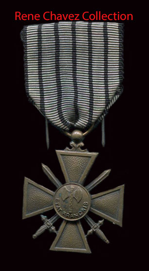 Croix de Guerre Etat Francaise 1944