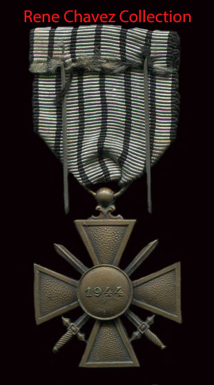 Croix de Guerre Etat Francaise 1944